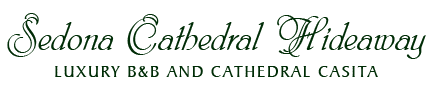 Sedona Cathedral Hideaway Bed and Breakfast and Casita Logo