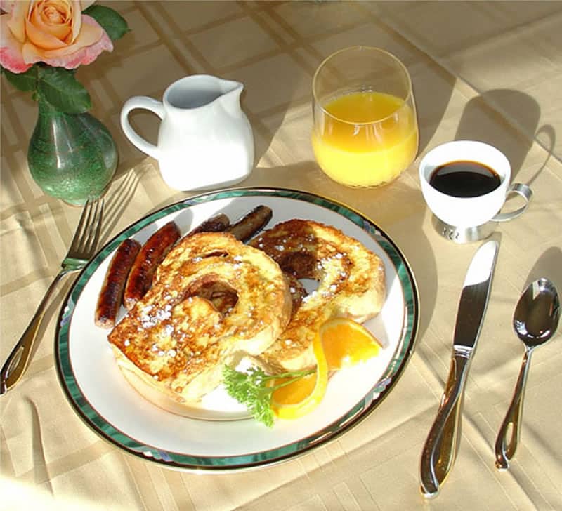 Private guests chose French Toast at bed and breakfast in Sedona