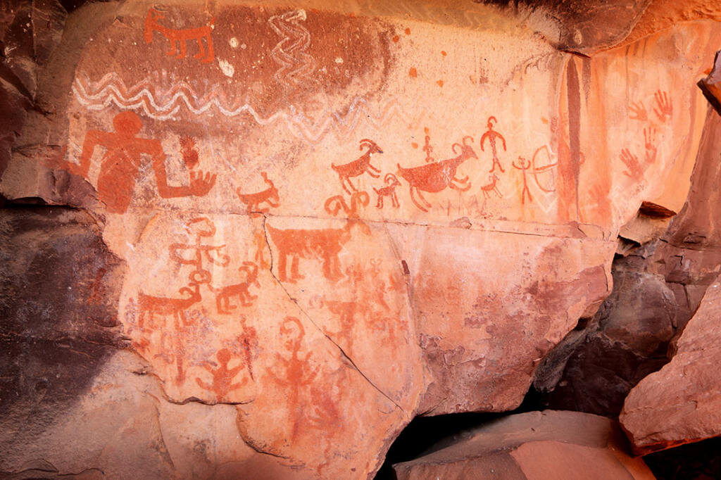 Pictographs near Sedona