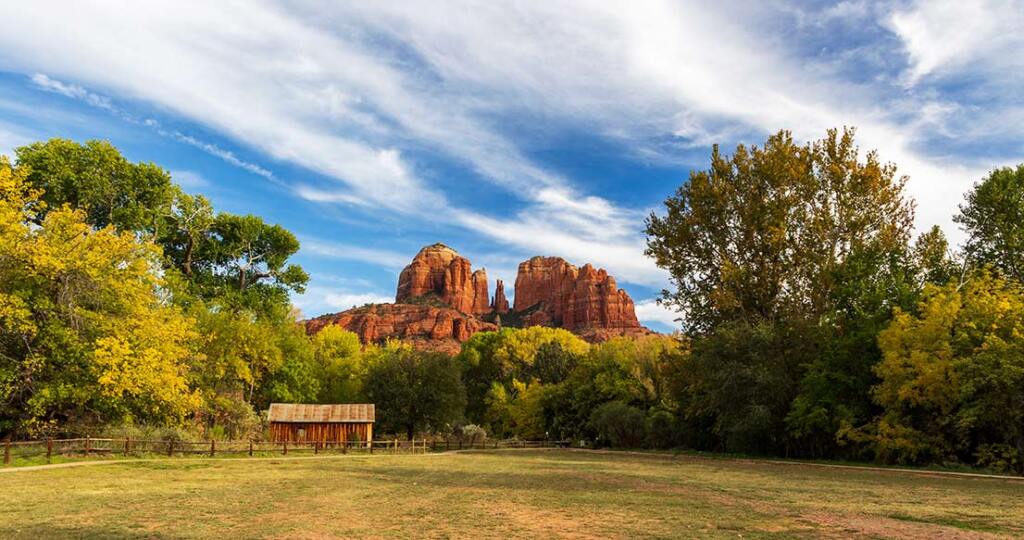 Autumn colors at Red Rock Crossing